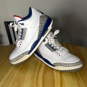 Nike Air Jordan 3 Retro OG Mid True Blue Size 11 Mens 854262-106